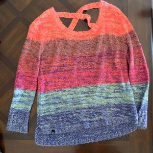 Neon Stripe Sweater